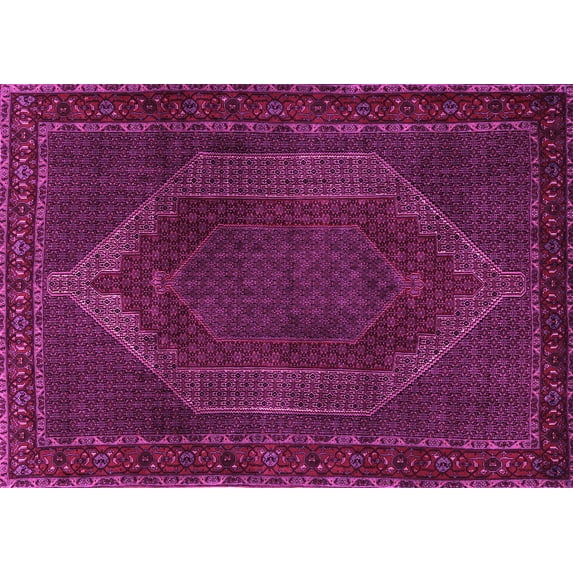 Ahgly Company Indoor Rectangle Persian Pink Traditional Area Rugs, 4' x 6'