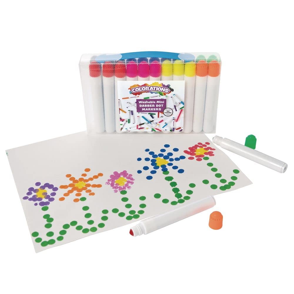 Colorations Mini Dabber Dot Markers - Set of 24