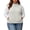 Beige, variant on Plus Size Vests for Women Fleece Stand Collar Full Zip Sleeveless Lightweight Warm Outerwear with Pockets,S-4XL