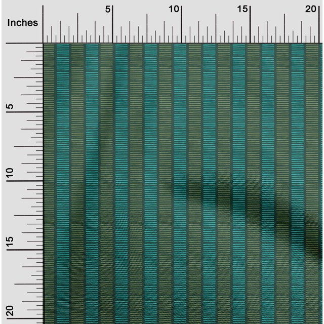 oneOone Tissu Polyester Lycra à Rayures, Tissu à Blocs Imprimés au Mètre, 56 Pouces de Large