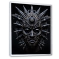 thumbnail image 2 of Designart "Tribal African Masks IV" African Tribes Floater Framed Canvas Print, 2 of 7