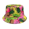 thumbnail image 2 of Yuanlong Womens Hats Pineapple Pattern Bucket Hat Summer Outdoor Sports Sun Protection Casual Soft Daily Travel Headwear, 2 of 3