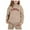 Khaki, variant on WOYY Toddler Girls Sport Outfits Letter Print Pocket Hoodie Sweatpants Active Sweatsuits
