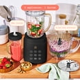 thumbnail image 3 of Beautiful 3-in-1 Kitchen System, Blender, Food Processor & Personal Blender, Black Sesame by Drew Barrymore, 3 of 21