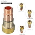 thumbnail image 3 of Brass Collets Body For Stubby Gas Lens Connector With Mesh For Tig Wp-17/18/26 Torch 17Cb20G 3.2Mm Mingyqi, 3 of 7