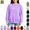Light Purple, variant on YOUYEDIAN Girls Oversized Sweatshirts Boys Casual Versatile Long Sleeve Fleece Crewneck Pullover Tops