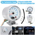 thumbnail image 1 of 3.75'' 12V Car Tachometer Gauge Meter LED Backlight 0-8000 RPM For Most 4/6/8 Cylinder Gasoline Powered Vehicles, 1 of 7
