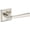 Lifetime Polished Nickel, variant on Baldwin HDKINTSR112 Kingvale Non-Turning One-Sided Dummy Door Lever - Bronze