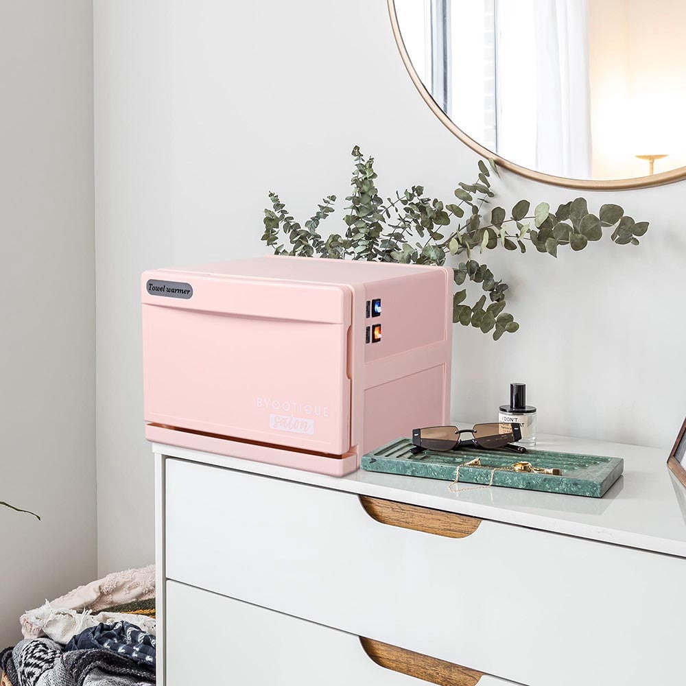 Yescom 8L Professional Hot Towel Warmer & UV Sterilizer for Spas, Salons, and Home Wellness, Pink