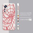 thumbnail image 3 of Case For Xiaomi 13 12 12S 11 11T 10 10S 9 9SE 8 8SE Pro Ultra Lite Colour Simple Liquid Silicone Case Marvel Spider-Man RED Line, 3 of 5