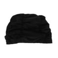 thumbnail image 1 of EeaseCA 1 Pce Protège-Oreilles Imperméable Plissé pour Femmes Natation (Noir), 1 of 7
