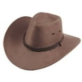 thumbnail image 2 of Men Women Cowboy Hat Western Cap Wide Sunhat Winter, 2 of 2