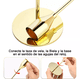 thumbnail image 2 of Candelabros Metalicos Portavela Color Dorado 3 Pzs, 2 of 3