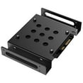 thumbnail image 2 of ORICO Aluminum 5.25 Inch to 2.5 or 3.5 Inch Internal Hard Disk Drive Mounting Kit with Screws and Shock Absorption Rubber Washer- Black, 2 of 7