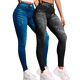 thumbnail image 1 of Pack de 2 Leggins Mujer Unitalla Mezclilla Faja Alta Estilo Pantalón Mezclilla Jegging Tiro Alto, Mallon licra Cómodos Elásticos, 1 of 7