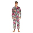 thumbnail image 6 of joogoo Roses Heart Flower Unisex Adults Onesies Pajamas Jumpsuits L, 6 of 7