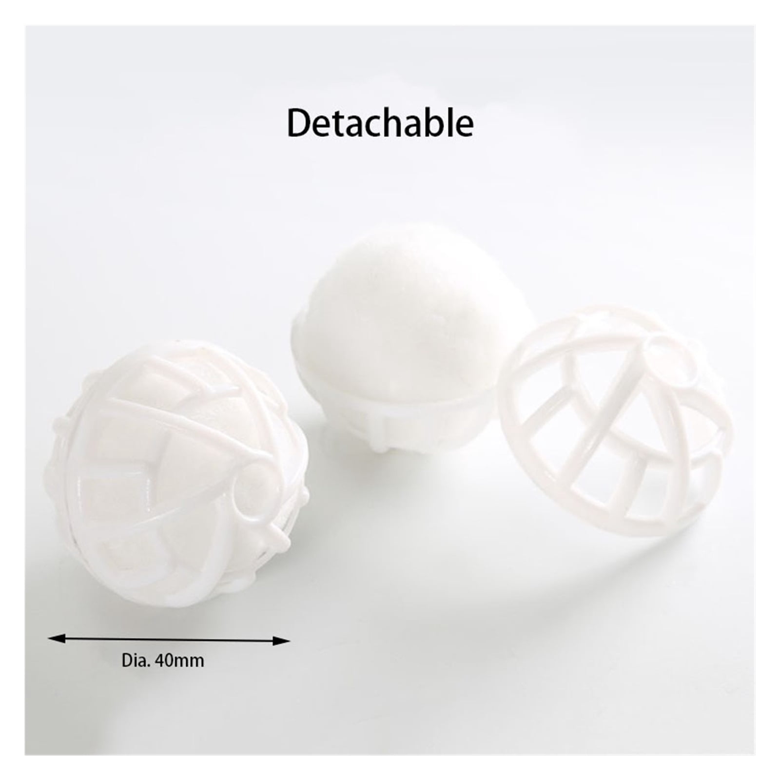 5Pcs Aquarium Filter Bio Balls Portable Wet Dry Cotton for Air Pump Clean Fish Tank Pond Sponge