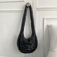 thumbnail image 4 of Mini Clutch Purse Pleated Cloud Bag Minimalist Ruched Design Satchel Bag Fashion Leather- Handbags Pouch Ladies Hobo Bag Silver, 4 of 4