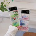 thumbnail image 4 of for Samsung Galaxy Z Flip 3 5G 2021 Case,Glitter Case Liquid Bling Sparkle Luxury Flowing Floating Quicksand Beautiful Landscape Pattern Soft TPU Clear Case Girls Women for Galaxy Z Flip 3, 4 of 14