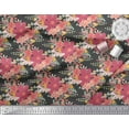 thumbnail image 1 of Soimoi Gray Cotton Duck Fabric Artistic Leaf & Floral Fabric Prints By Yard 42 Inch Wide, 1 of 3