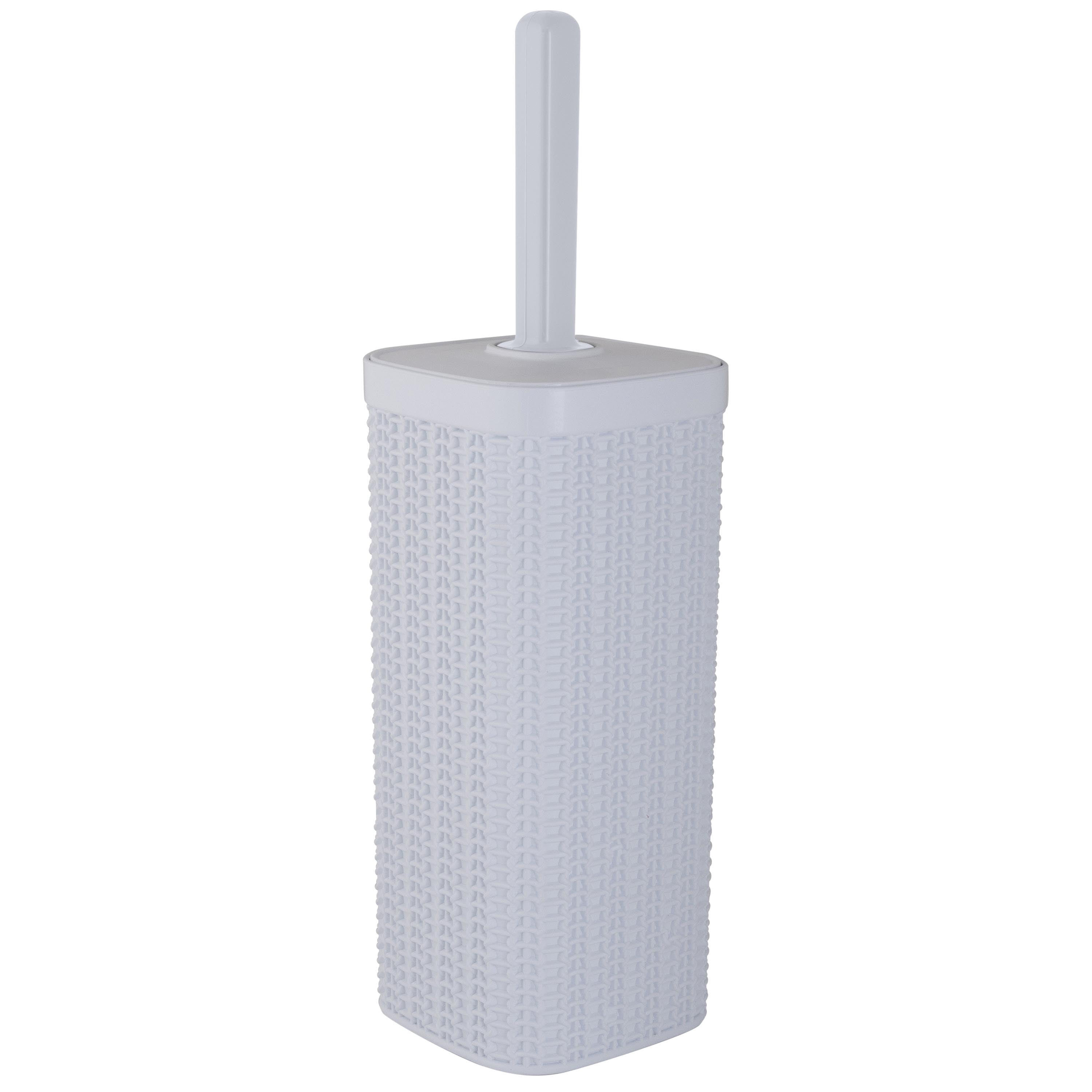 Bath Bliss 2 Pack Sailor Knot Toilet Brush in White