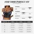 thumbnail image 6 of Lsque Surrealist Cow Printed Women'S Sports Bra, Compression, Moisture Wicking, High-Impact Sports Bra For Women,Supportive sports bra-XX-Large, 6 of 9