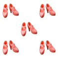 thumbnail image 2 of Dalazy Chaussures de Poupée Talons Hauts Élégants Accessoires pour Poupée 1/6 Fille Rose 5Set, 2 of 6