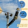 thumbnail image 3 of DEEPCRAFF 2Pcs Small Wind Indicator Wind Measurement or Cup Anemometer Black ABS For General Users, 3 of 8
