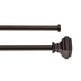 thumbnail image 3 of UTOPIA ALLEY Wall Mounted Window Treatment Telescoping Double Curtain Rod Set, 5/8-Inch Diameter, Adjusts from 86 to 120 Inches, Oil Rubbed Bronze, 3 of 9