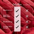 thumbnail image 5 of Chunky Knit Weighted Throw Blanket - Handwoven, Soft & Breathable, Calming, and Better Sleep, Small, 38 x 75 inches, 14 lbs, 5 of 11