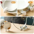 thumbnail image 3 of Cat Spoon Rest for Kitchen，Multifunction Ceramic Spoon Rest for Kitchen Counter,Cooking Utensil Holder Stove cover Lid Holder for Stove Modern Spatula Utensil Rest，Cute Spoon Rest Red, 3 of 5