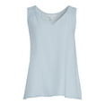 thumbnail image 2 of Time and Tru Women's V-Neck Tank Top, Sizes XS-XXXL, 2 of 5