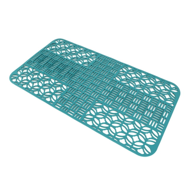Large Silicone Sink Mats for Kitchen, Heat Square Hollow Out Sink Protectors