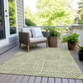 thumbnail image 6 of Addison Rugs Chantille Indoor/Outdoor Transitional Lines Aloe Washable Rectangle Rug, 9' x 12', 6 of 6