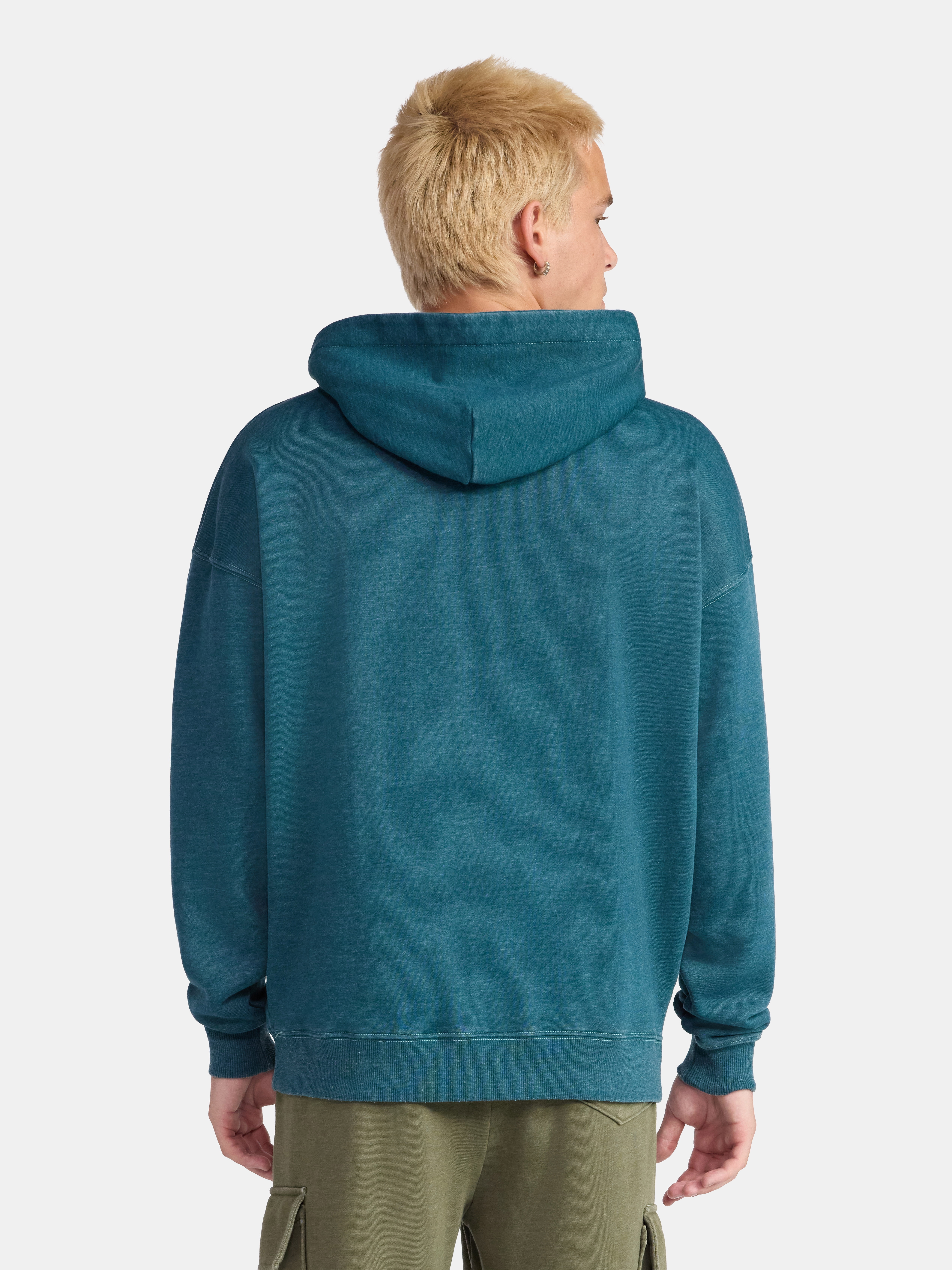 No Boundaries Oversized Hoodie with Long Sleeves, Men's XS-5XL