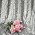 thumbnail image 4 of JYFLZQ 2 Sequin Backdrop Curtain, 4ft x 8ft, 2 Panels, Sparkling Silver Photo Booth Background, 4 of 6
