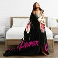 thumbnail image 4 of Cyndis Lauper Blanket Throw Bedding Room Decor Flannel Blankets for Bed Sofa Warm Blankets 40"x30", 4 of 6