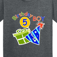 thumbnail image 4 of Inktastic Birthday Boy 5th Birthday Youth T-Shirt, 4 of 5