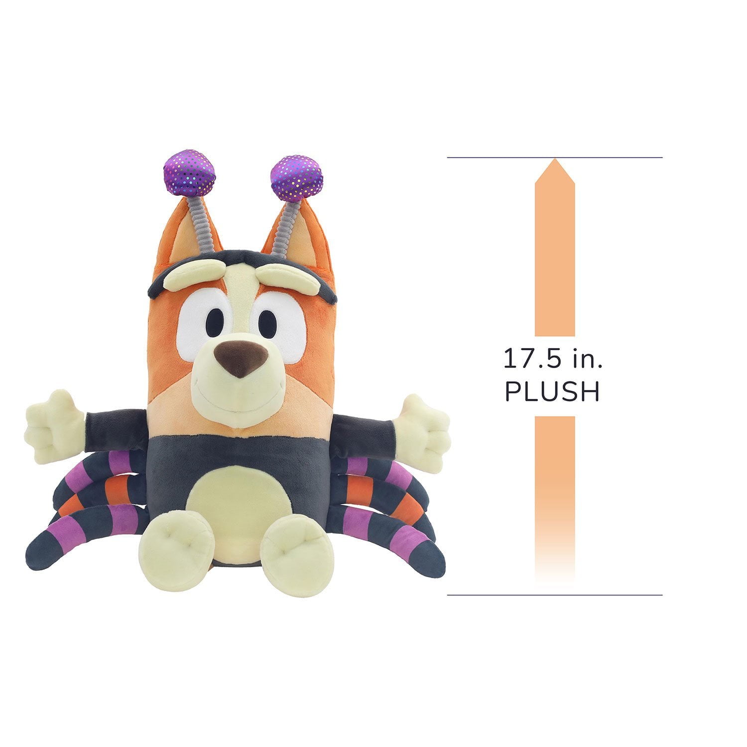 Bluey Halloween Bingo in Spider Costume Plush - Walmart.com