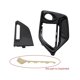 thumbnail image 4 of 1 pieza de cubierta de luz antiniebla del parachoques delantero izquierdo, embellecedor de orificio para cubiertas de faros delanteros para Type R 2017-2021 como se muestra, 4 of 5