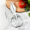thumbnail image 5 of Multifunctional Heavy-Duty Kitchen Shears,Stainless Steel Scissors All Purpose for Food,Dishwasher Safe Poultry Scissors with Ergonomic Handle for Meat Food Chicken Seafood Bone Cutting, 5 of 10