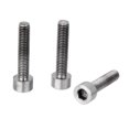 thumbnail image 2 of 10 tornillos de acero inoxidable de aleación de titanio M6*30 perfecl pernos Allen, 2 of 7
