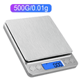 thumbnail image 1 of AccuWeight Balance de Cuisine Numérique Balance Alimentaire en Acier Inoxydable avec Écran LCD pour une Pesée Précise des Ingrédients de Cuisson Régime, 1 of 3