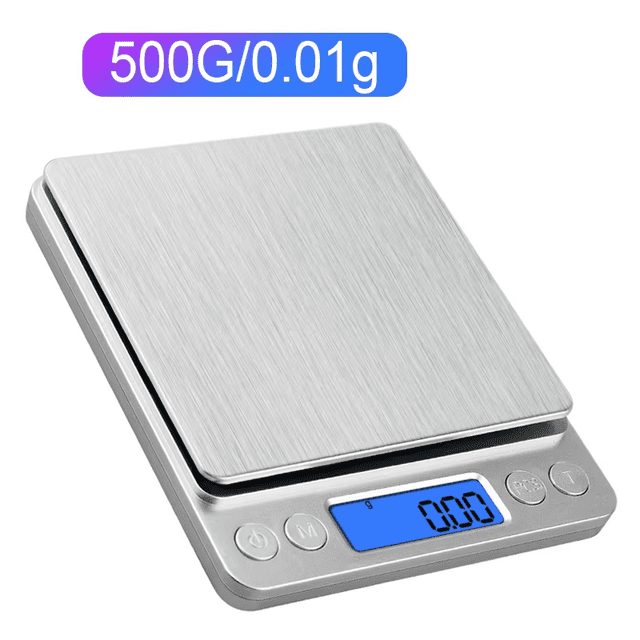 AccuWeight Balance de Cuisine Numérique Balance Alimentaire en Acier Inoxydable avec Écran LCD pour une Pesée Précise des Ingrédients de Cuisson Régime
