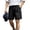 Black, variant on Mens Jean Shorts 5" Heavyweight Straight Vintage Denim Shorts Loose Fit Elastic Waist Wide Leg Baggy Jorts, Light Blue L