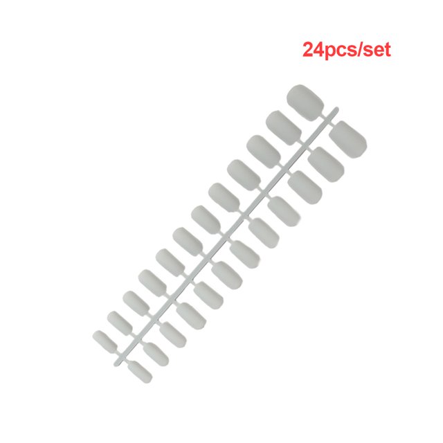 1 Set Glue on Nails Medium Color Glue Length Files Stick Full Cover Wraps Art Decals Artificial Beauty Tool Manicure Kit Decorations 28