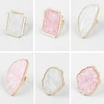 thumbnail image 3 of Women Mini Imitation Shell Finger Nail Art Ring Palette Manicure Makeup Tool, 3 of 8