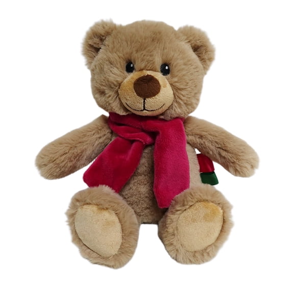 Spark.Create.Imagine Holiday Bear Baby Plush, Brown