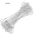 thumbnail image 4 of Kit de sujeción para cables Ciyebst, 30 unidades, acero inoxidable y nylon, 4 of 7