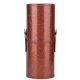 thumbnail image 1 of Soporte portátil para brochas de maquillaje, organizador de brochas cosméticas vacías, caja de barril de almacenamiento, café brillante, 1 of 8